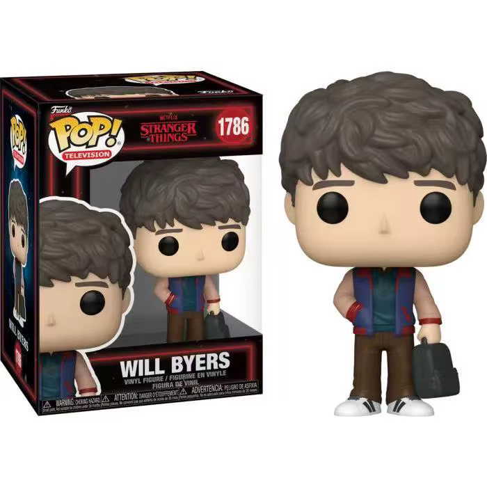 Le dernier personnage TV Stranger Saison 5 Funko POP Will Byers 1786 #   Figurine en vinyle modèle à collectionner cadeaux de noël pour enfants