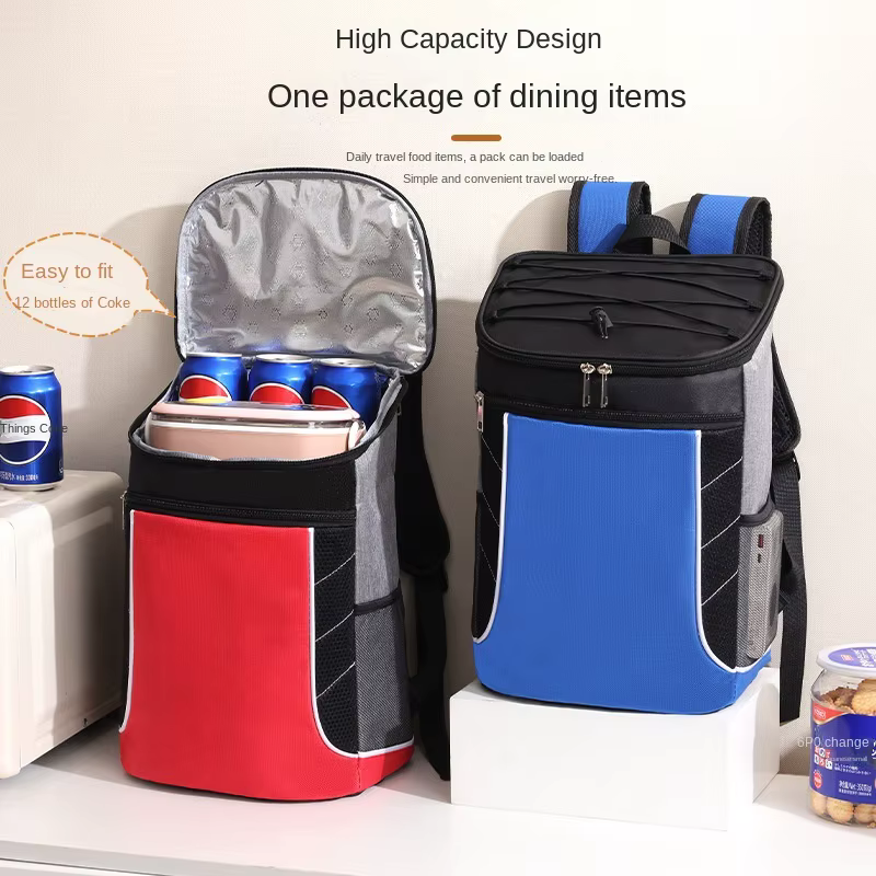 2025 nouveau sac à dos grande capacité isolation thermique sac de glace en plein air pique-nique épaule sac à dos grandes boissons de bière sacs isothermes