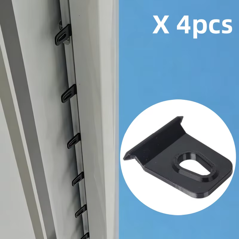 Crochets de fixation pour auvent Thule Omnistor, 4 pièces, pour camping-car, pare-soleil extérieur, clips de suspension pour accessoires de tente et auvent