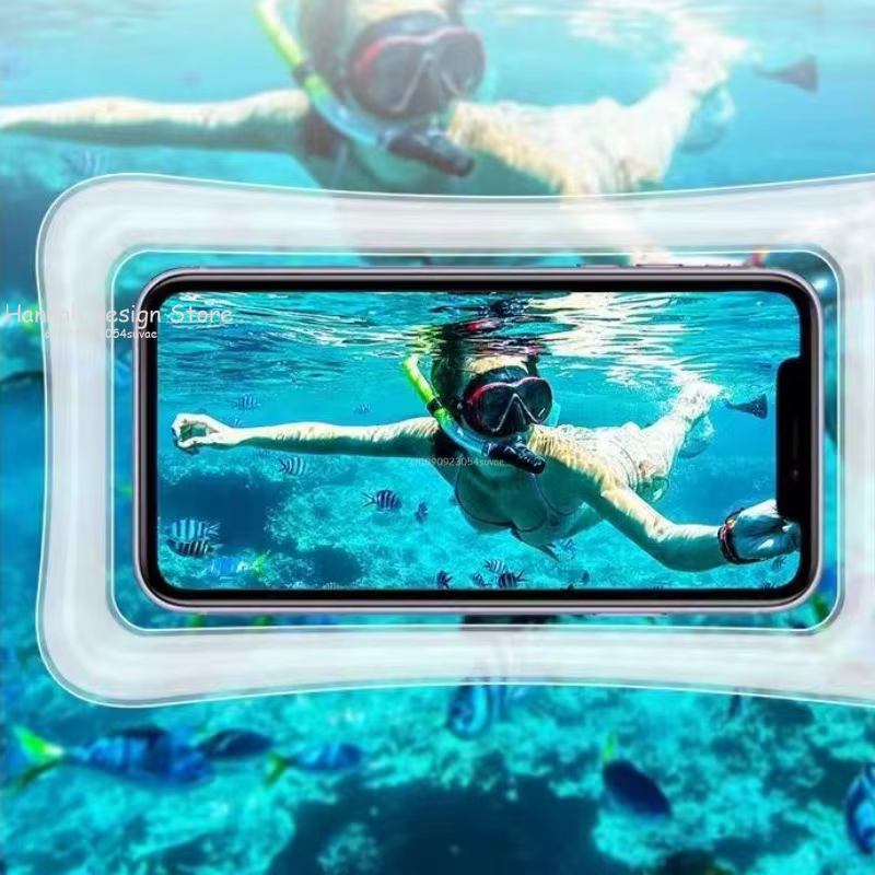 Sac de téléphone étanche Transparent bonne étanchéité airbags livraison garçon