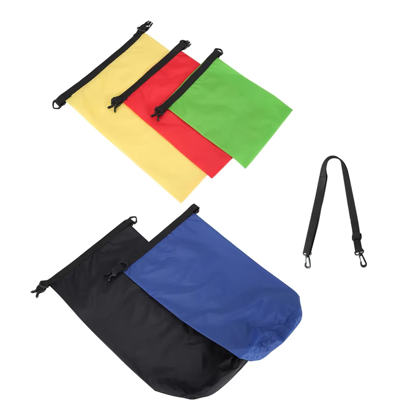 Ensemble de sacs étanches 1B-6 pièces pour kayak, sacs de rangement extérieurs pour canoë, camping, natation, randonnée