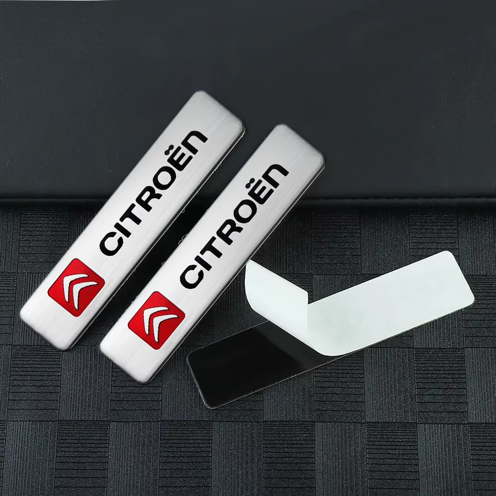 Autocollants 3D en alliage métallique pour voiture Citroën C1 C2 C3 C4 C4L C5 C6 C7 C8 C-ELYSEE Berlingo, logo de sport automobile, pour carrosserie et coffre