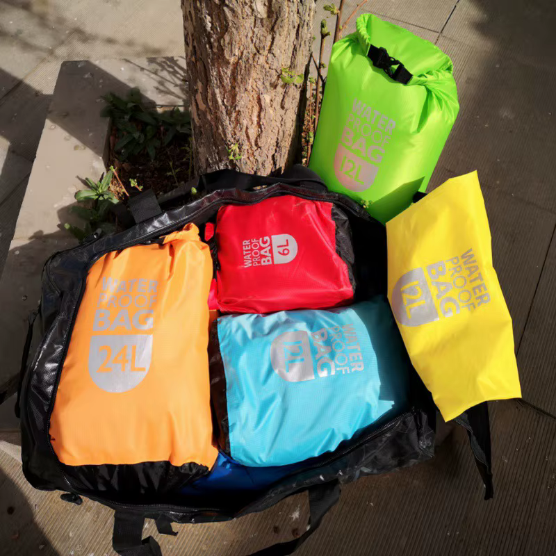 Sac sec étanche Pack natation Rafting kayak rivière Trekking flottant voile canoë canotage résistance à l'eau sacs secs