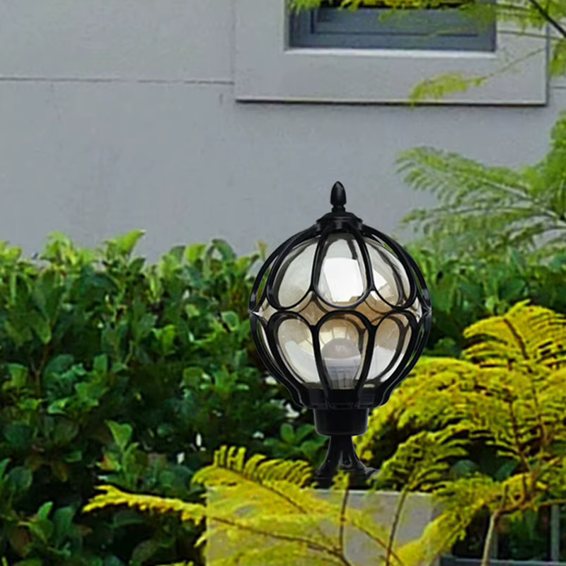 Lampe imperméable de porte de villa de parc, lumières extérieures nordiques de capitale, luminaires décoratifs, cour, clôture de jardin, couloir