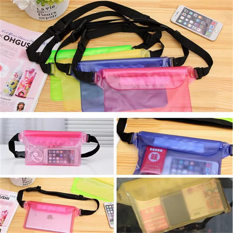 Sac de rangement étanche pour téléphone portable pour la natation
