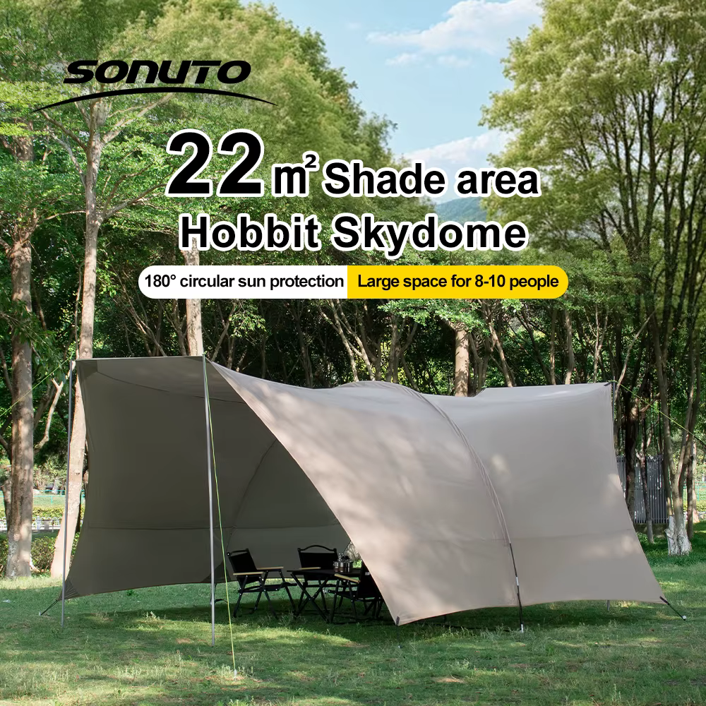 Tente de Camping de Protection solaire enduit d'argent