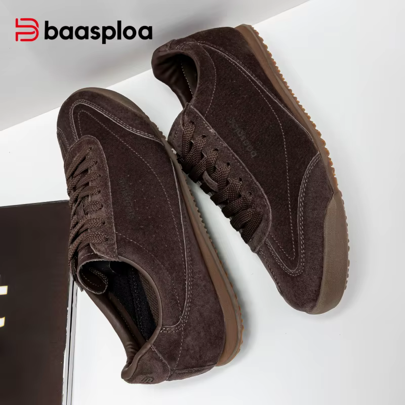 Baasploa – chaussures de marche en cuir pour femmes