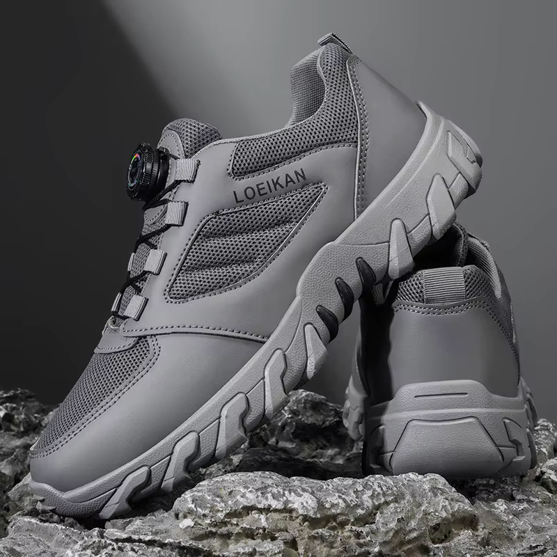 Chaussures de randonnée multifonctionnelles pour hommes LOEIKAN - Boucle rotative à verrouillage rapide