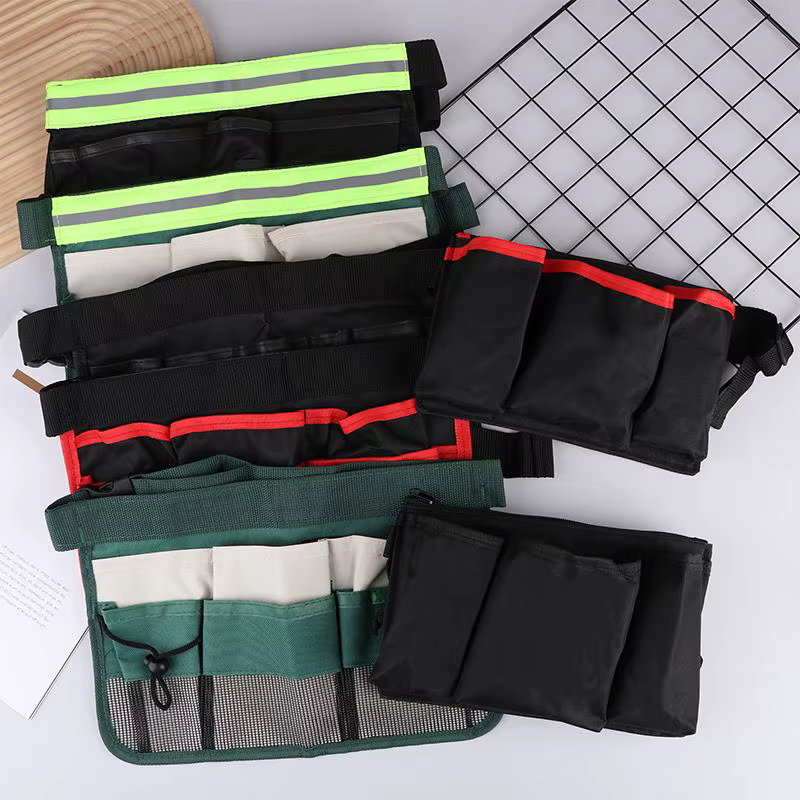 Sac de taille pour outils, poche de taille pour travail en plein air, pochette de rangement pour outils à main, sacs à outils pour matériel, sac de poche pour outils de jardinage pour électricien