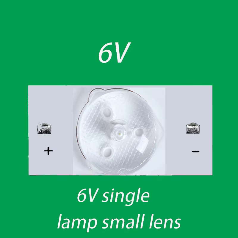 Accessoires de bande de rétroéclairage LED, perles de lampe SMD, filtre de lentille optique, 3V, 6V, 32-75 pouces