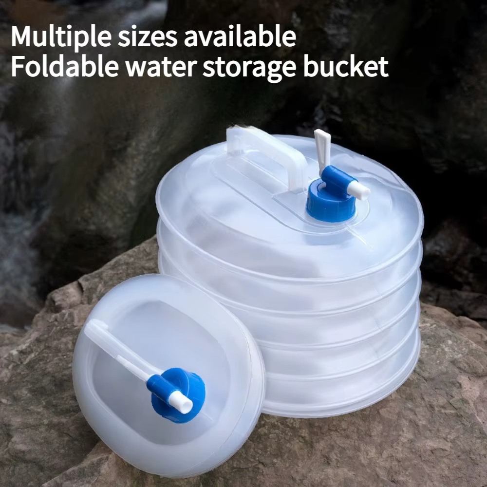 Seau pliable portable d'extérieur 3L