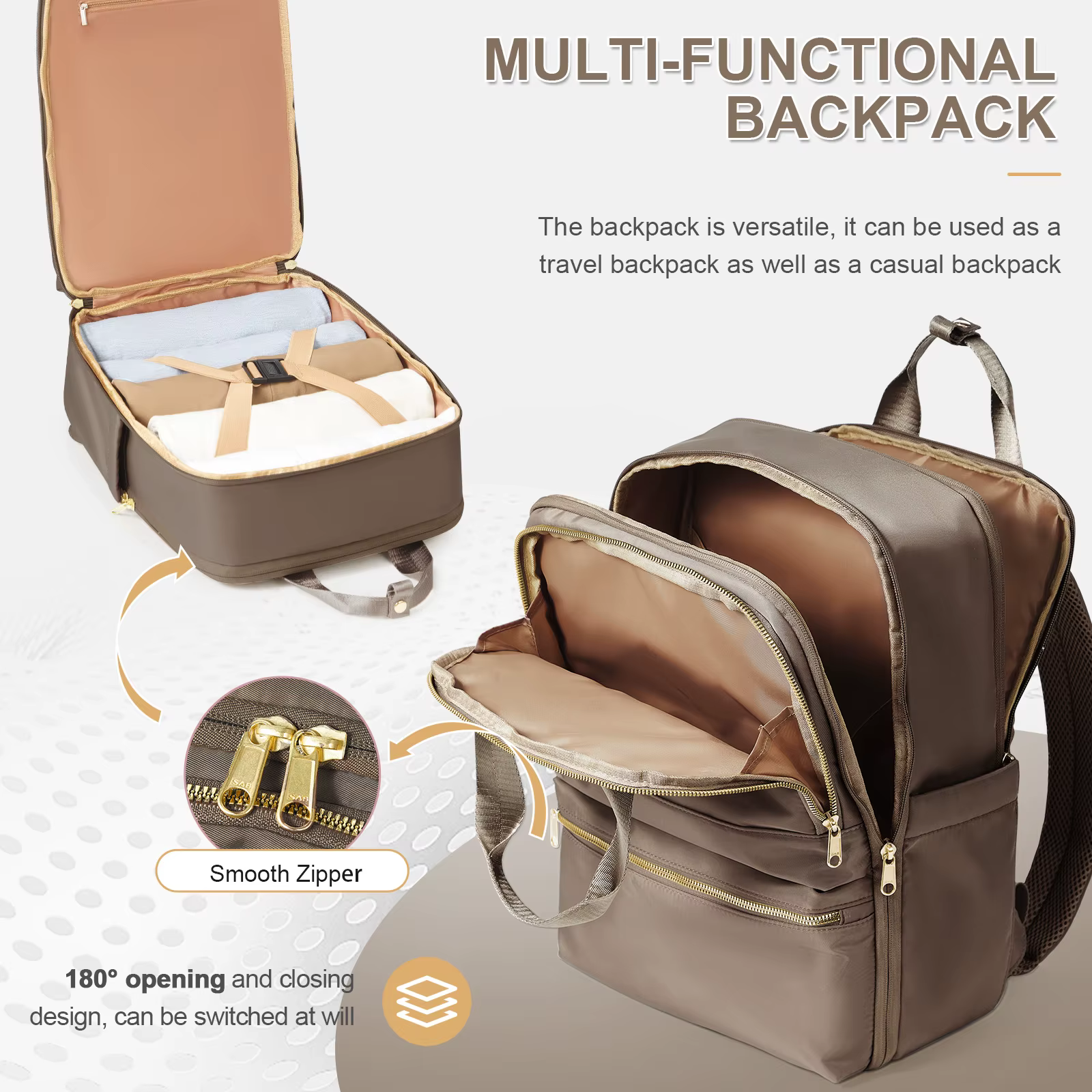 Sacs à dos de mode pour femmes pour le travail d'affaires universitaire, sac à dos de voyage sac à main élégant pour femme sac à dos de loisirs, sac à dos pour enseignant