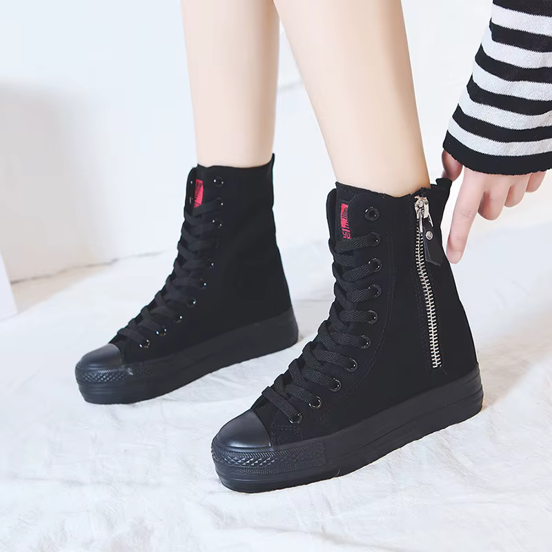 Femmes toile chaussures chaussures de marche décontractées femmes baskets chaussures plates classiques Zapatillas Mujer femme vulcaniser chaussures baskets