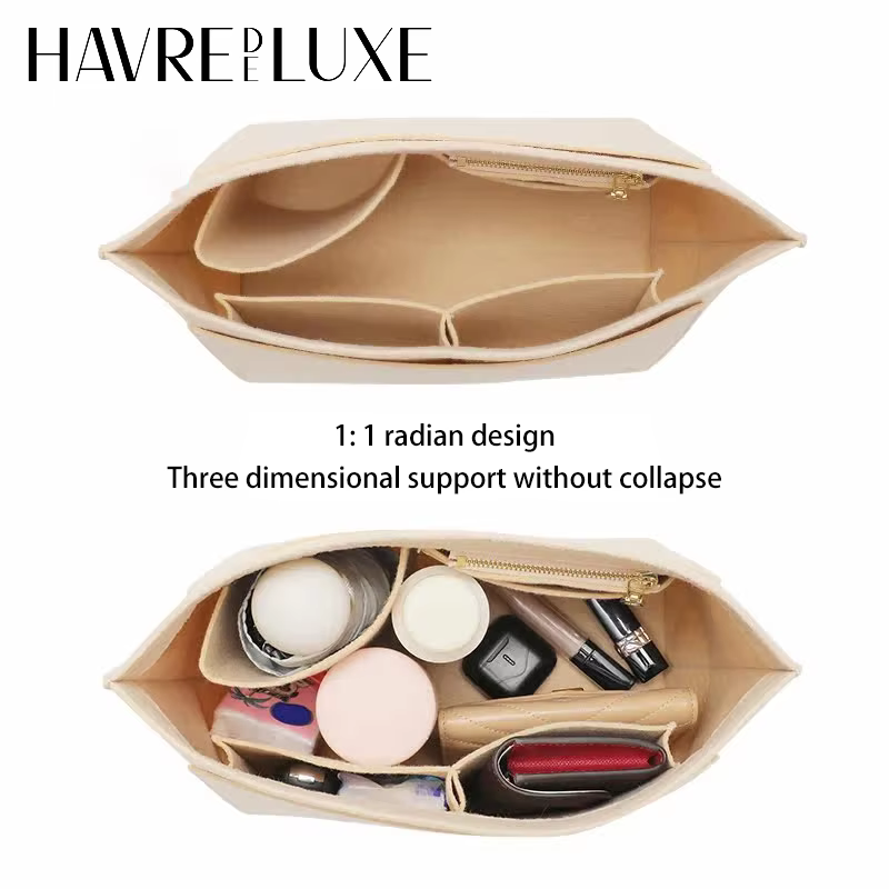 Organisateur de sac en feutre pour sac à main Longchamp Energy Mini S L, insert de rangement tridimensionnel pour sac, accessoire de rangement soigné