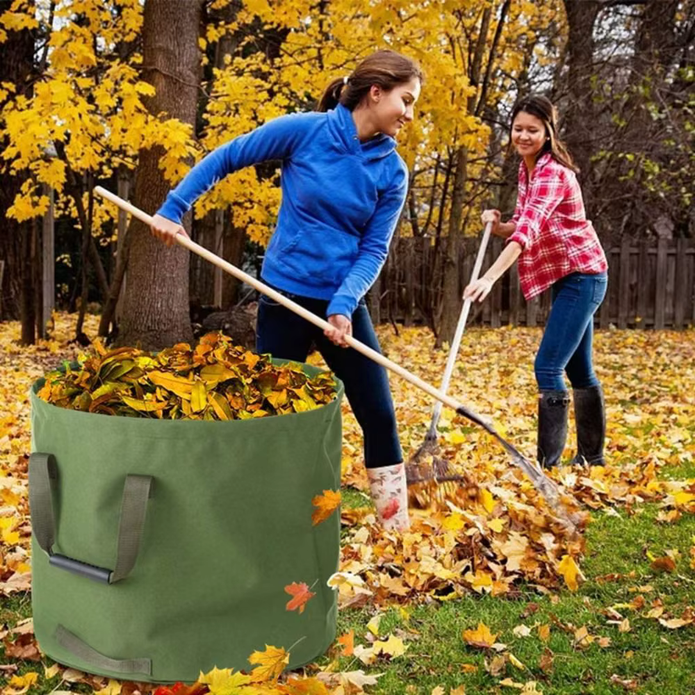 Sac de compost de feuilles de jardin renforcé