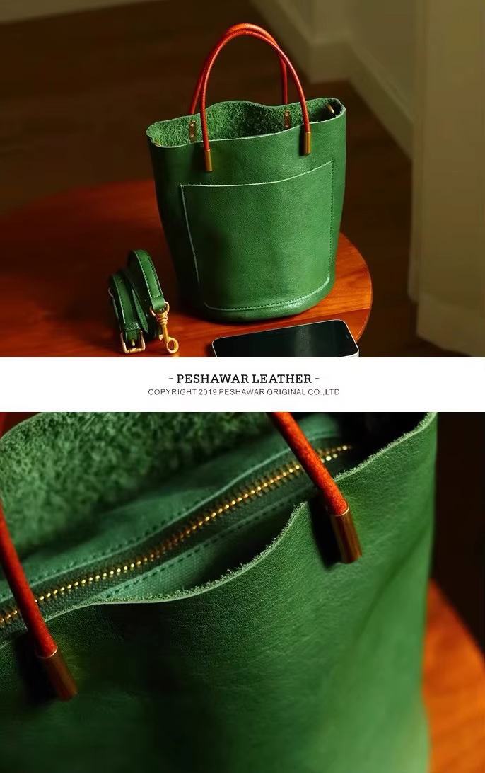 Sac Seau Vert Japonais pour Femme – Sac à Main Tendance en Cuir PU Simple et Polyvalent avec Fermeture Éclair et Accessoires Exquis – Nouvelle Collection