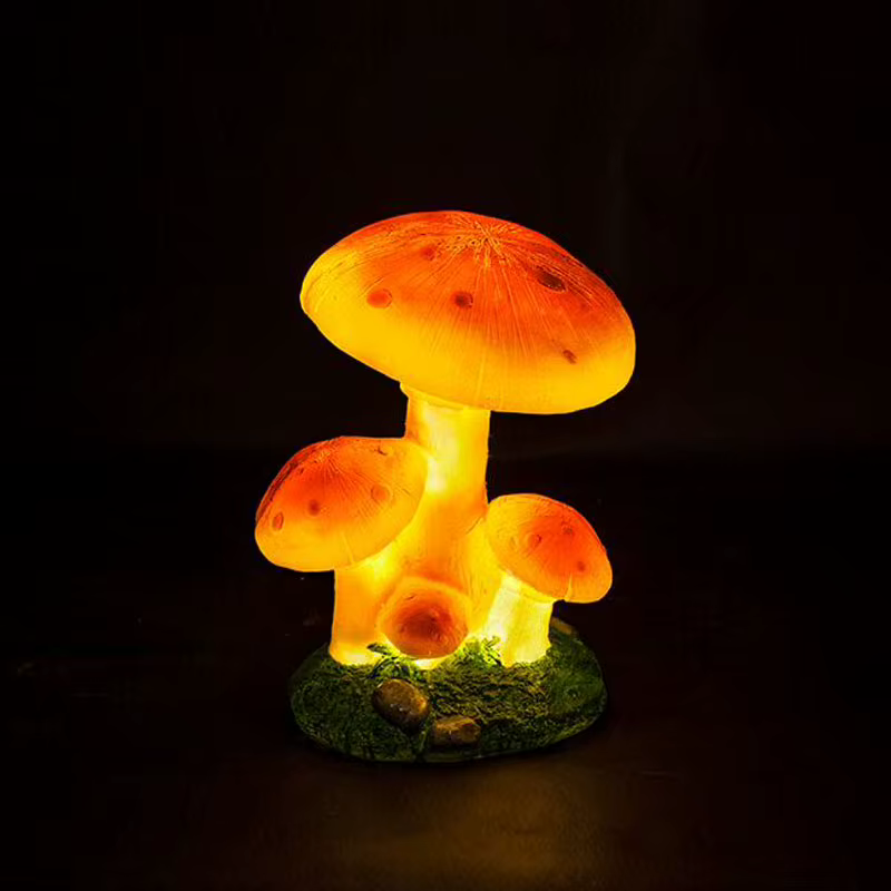 Lampe LED d'extérieur lumineuse en forme de champignon, lampe de jardin, lampe de pelouse étanche, éclairage décoratif d'ingénierie