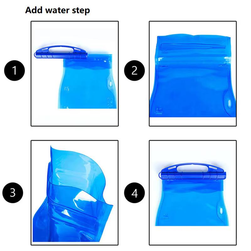 Sac d'hydratation 2 litres trois litres de sac d'eau bouteille pliable YYSD01