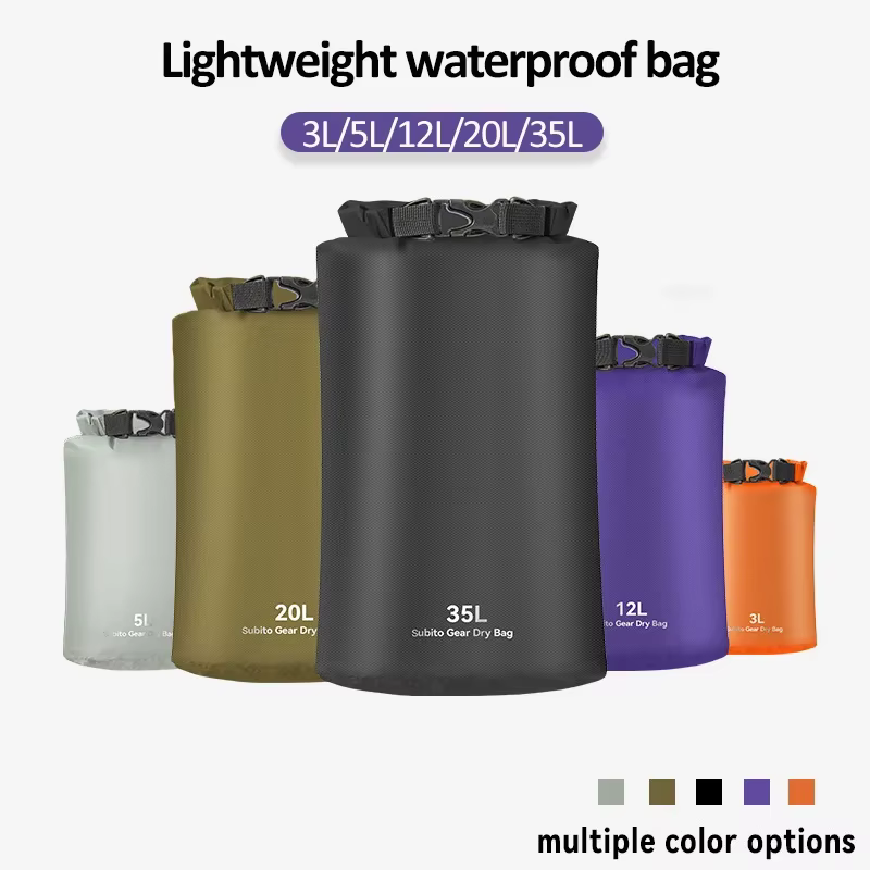 3L/5L/12L/20L/35L sac sec étanche sac extérieur ultraléger dérive natation vêtements sac de rangement Rafting kayak sac de Sport