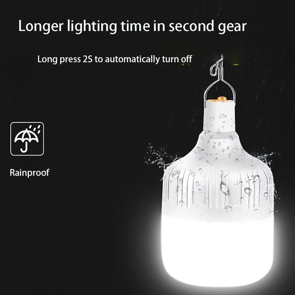 Lampes de Camping portables lampe Rechargeable lumière LED lanterne ampoule de secours tentes haute puissance éclairage
