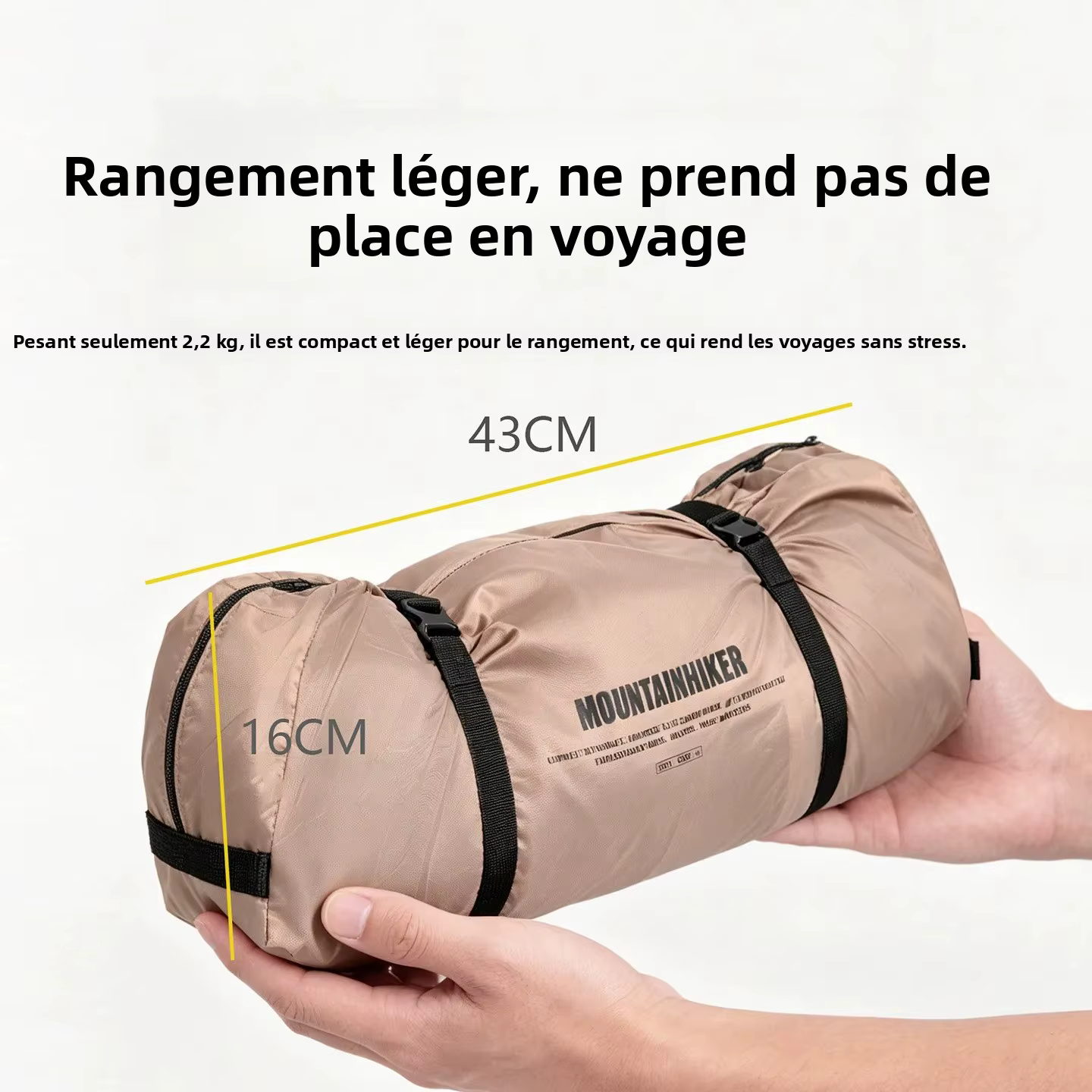 Mountainhiker Tente-lit de camping d'extérieur