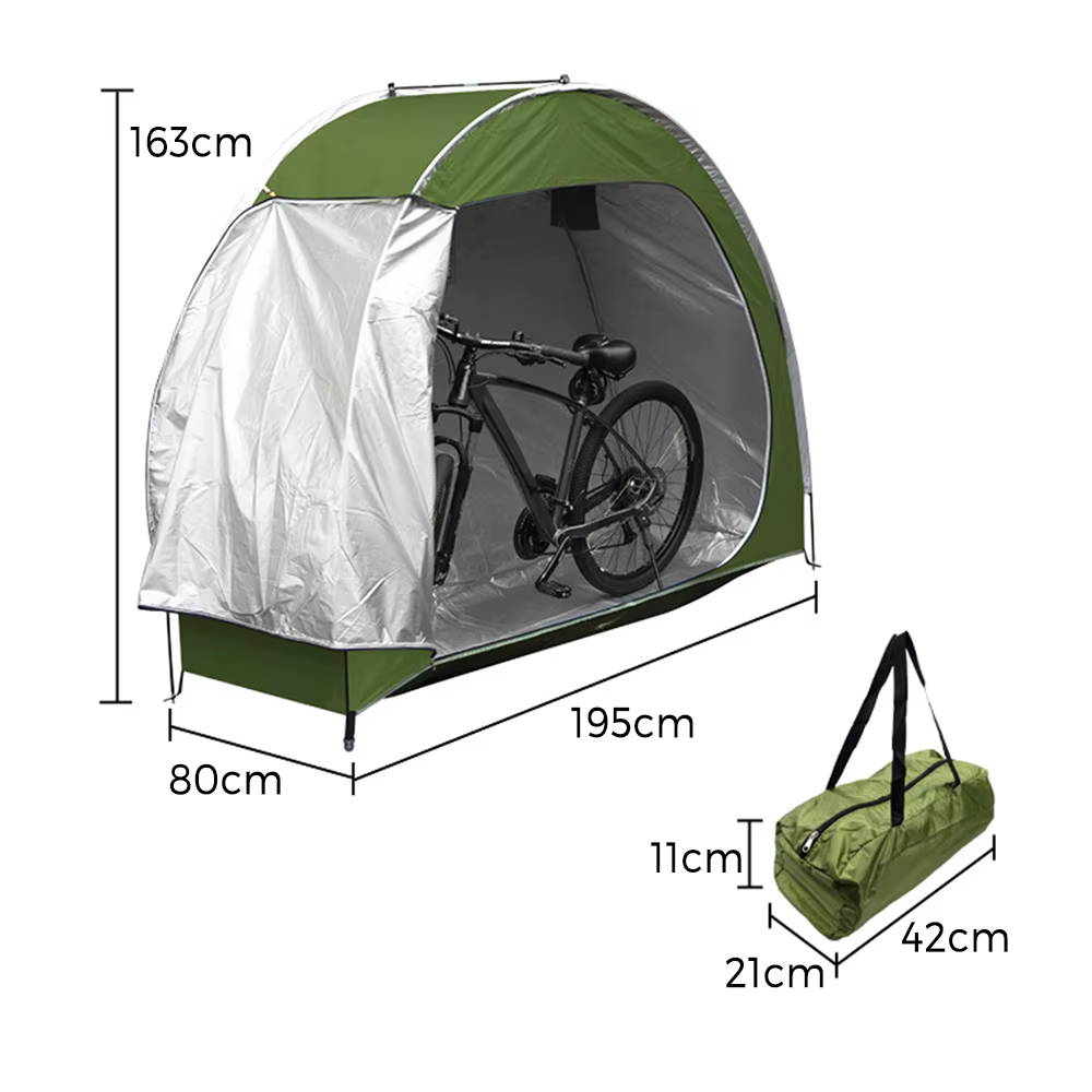 Tente de vélo d'extérieur en tissu Oxford 210D