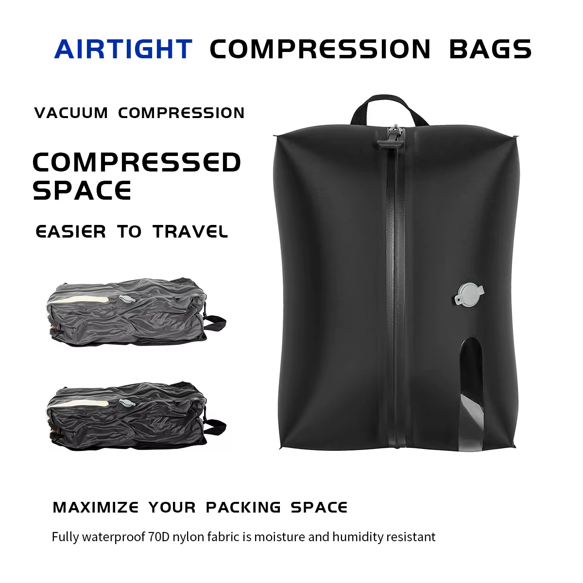 Sac de compression sous vide 17L avec pompe à air