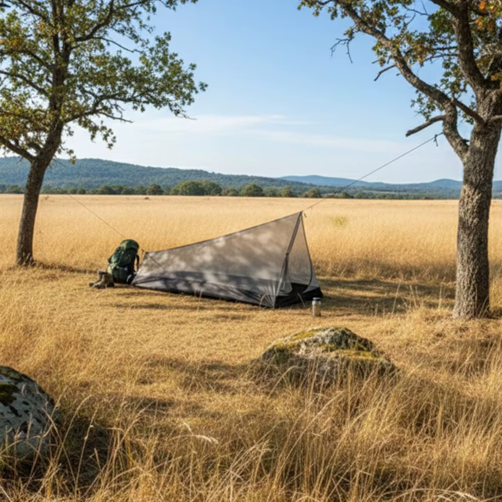 Moustiquaire de camping extérieure portable