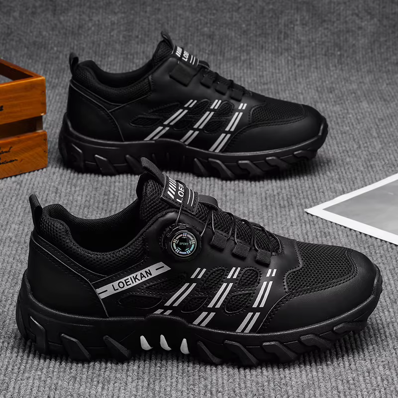 LOEIKAN Chaussures de randonnée à boucle rotative pour hommes