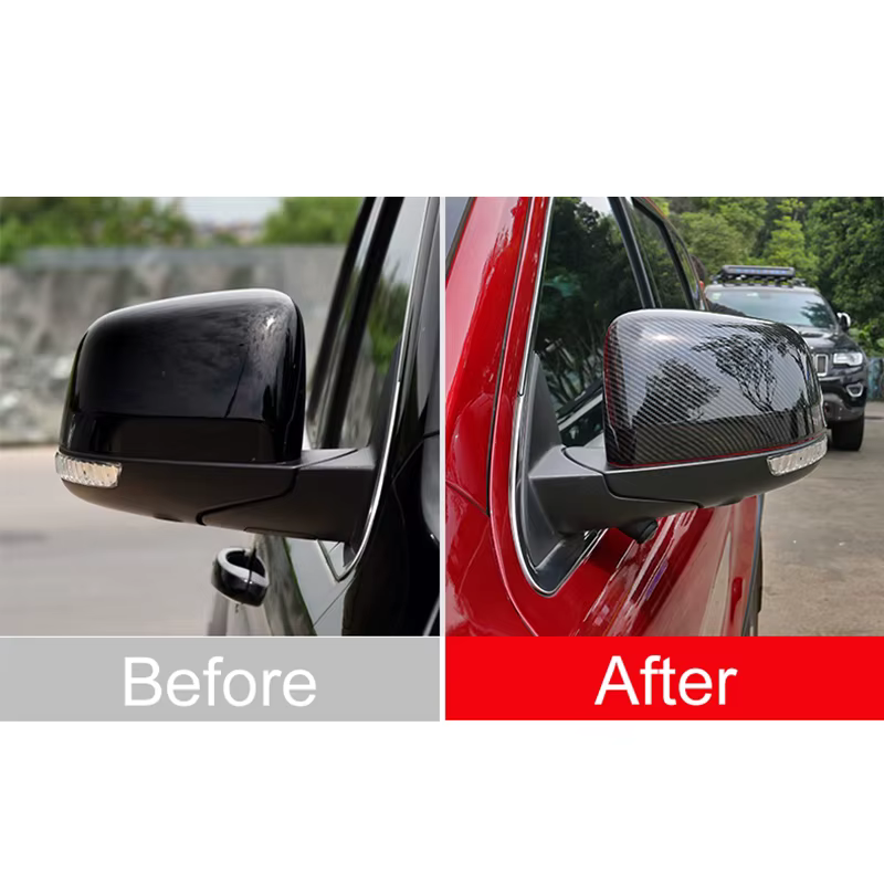 Accessoires de garniture de rétroviseur latéral de voiture ﻿ Pour Jeep Grand Cherokee WK2 2011 2012 2013 2014 2015 2016 2017 2018 2019 2020