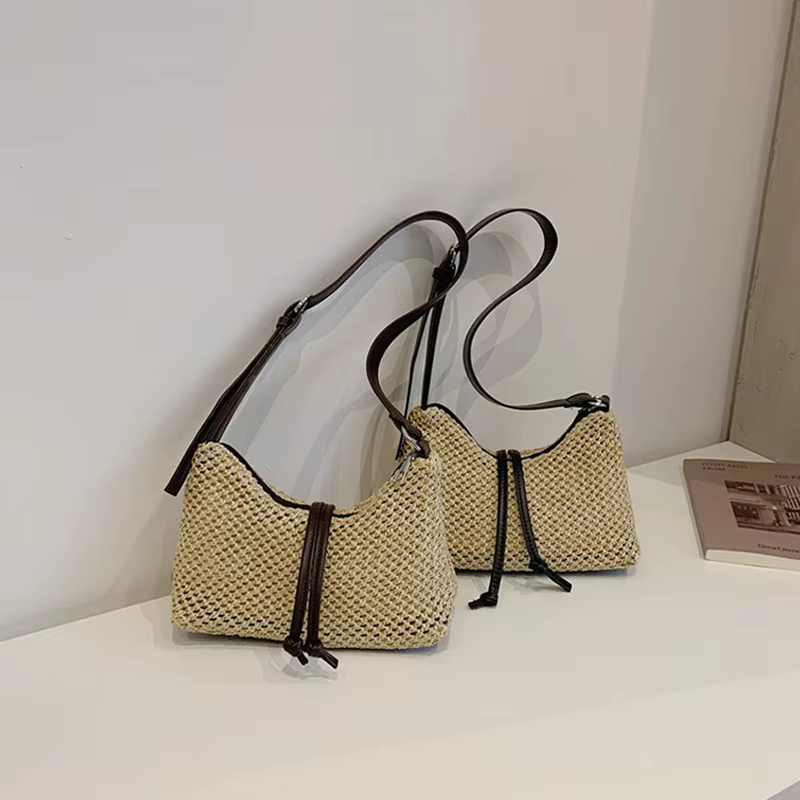 Sac fourre-tout tissé fait main au crochet