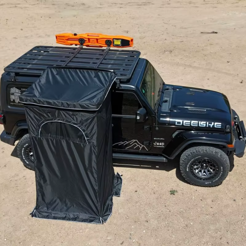 Tente de bain latérale d'extérieur pour voiture unique