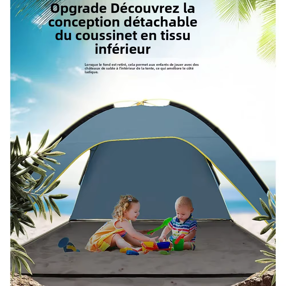 Tente de plage pop-up, auvent