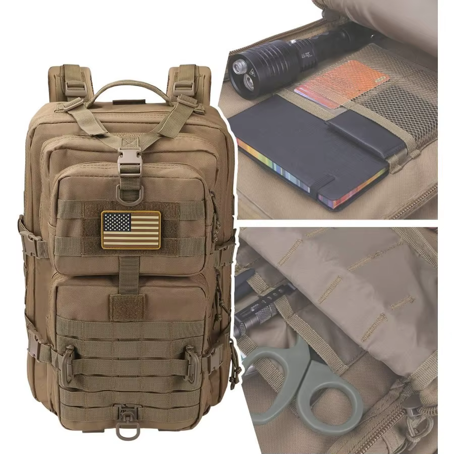 50L/30L sac à dos militaire d'assaut pour hommes
