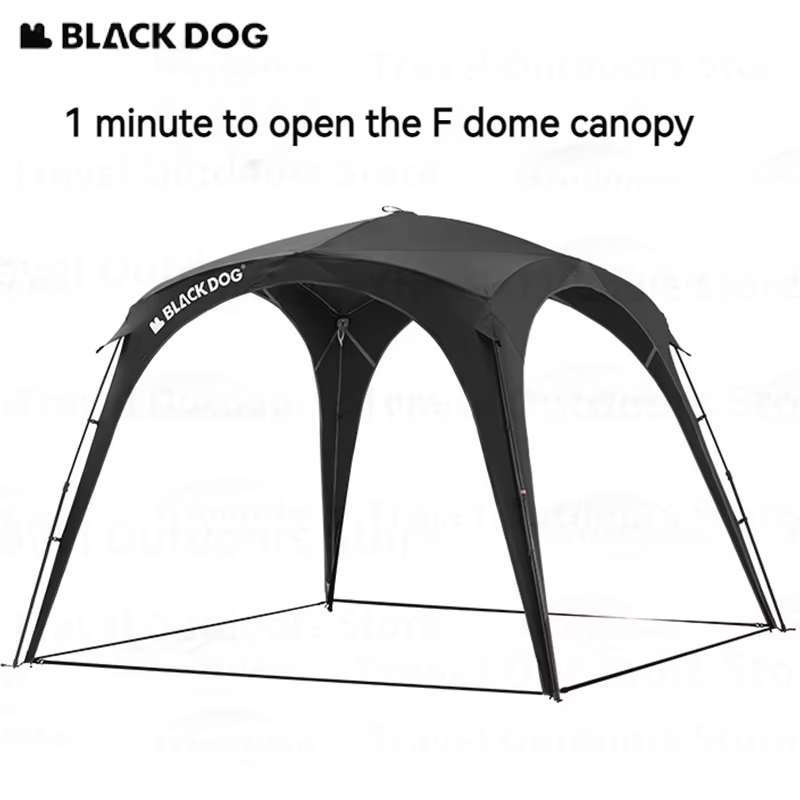 Tente dôme BLACKDOG, auvent, abri solaire, imperméable, UPF100+, ouverture rapide, fixation, protection solaire pour le camping en plein air, bâche de protection, équipement de camping