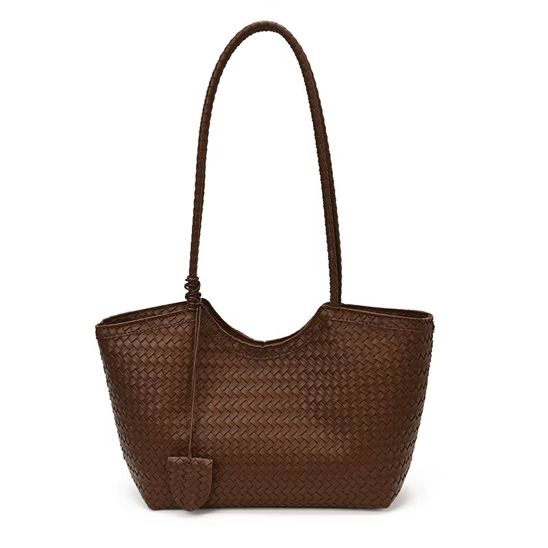 Sac fourre-tout vintage imitation tissé gaufré