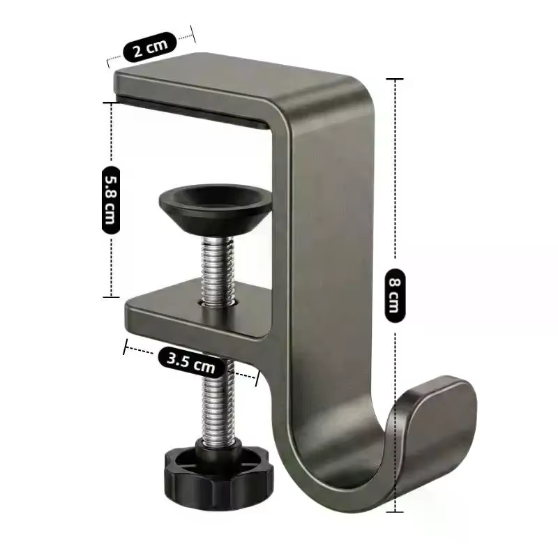Support de sac réglable pour bord de bureau