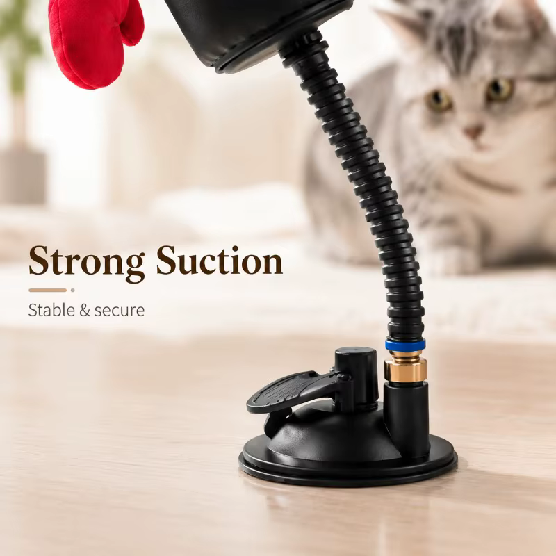 Jouet de boxe interactif pour chat avec gants, mini-sac de frappe créatif, outil de dressage portable pour animaux de compagnie, idéal pour la maison et la réduction du stress