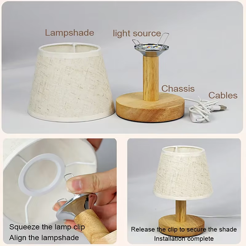 Lampe de Table plissée nordique bricolage pliable 5V USB 220V Art atmosphère chambre chevet veilleuse maison décorer lampes de bureau
