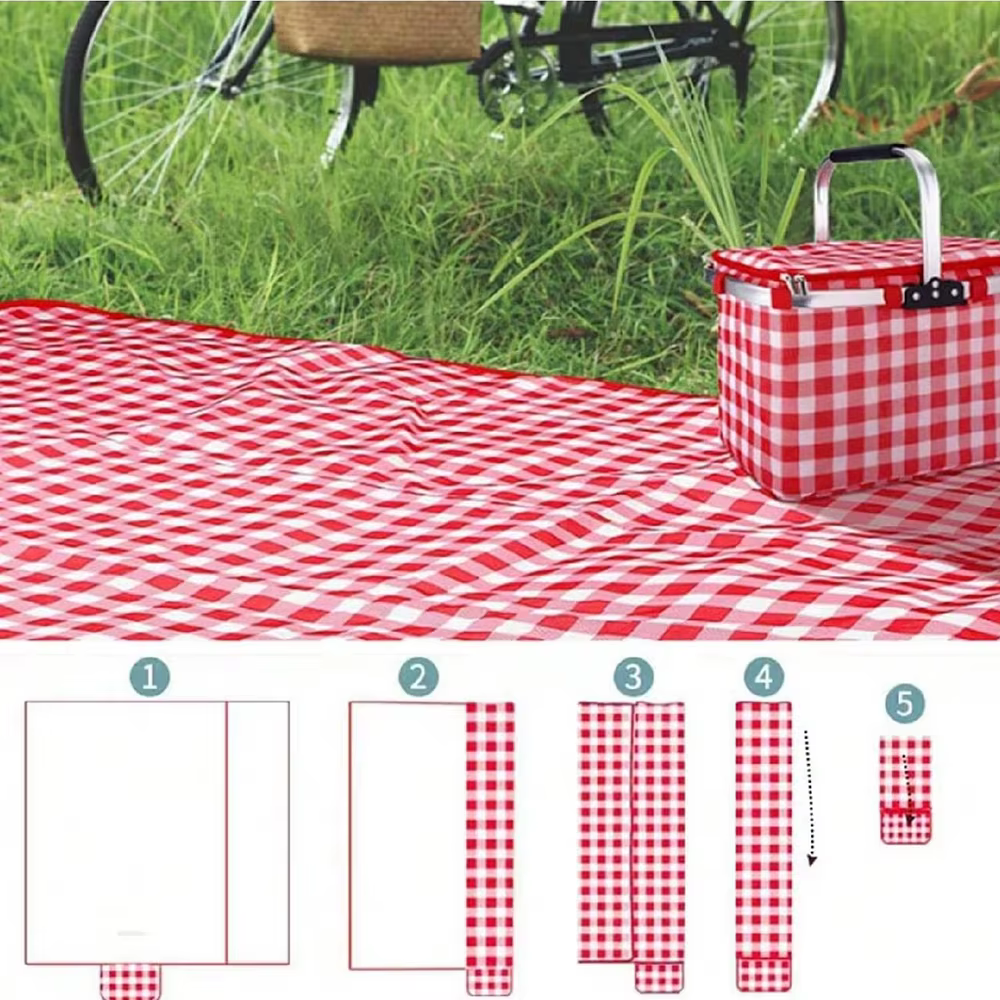Couverture de pique-nique en polymère portable