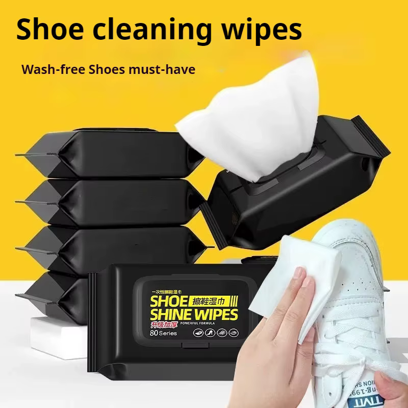 Lingettes nettoyantes pour chaussures