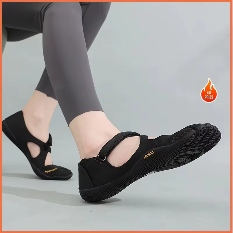 Chaussures à Cinq Doigts pour Femme avec Bride Réglable - Modèle Plat Minimaliste Confortable Pieds Nus pour la