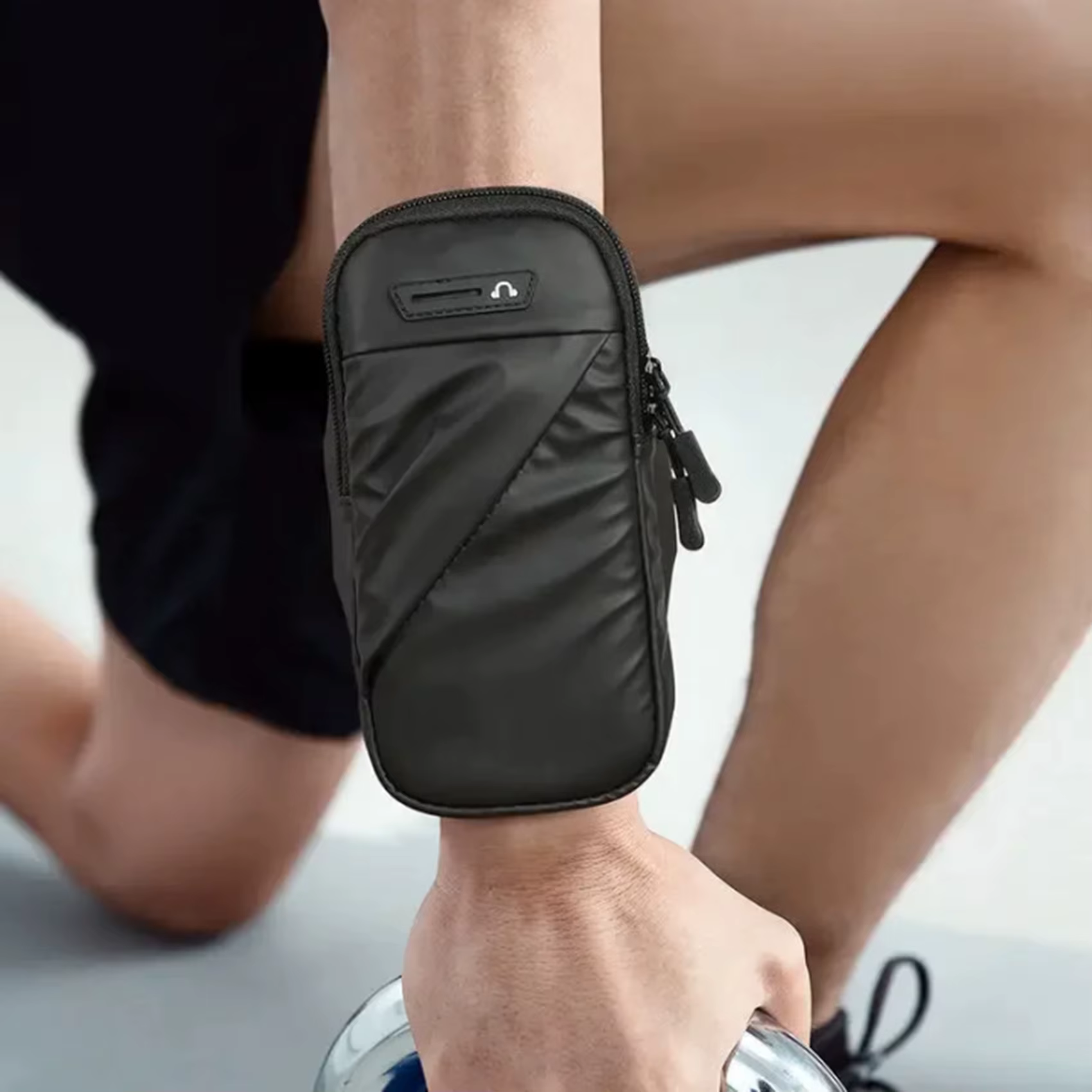Sac de bras de téléphone avec prise casque