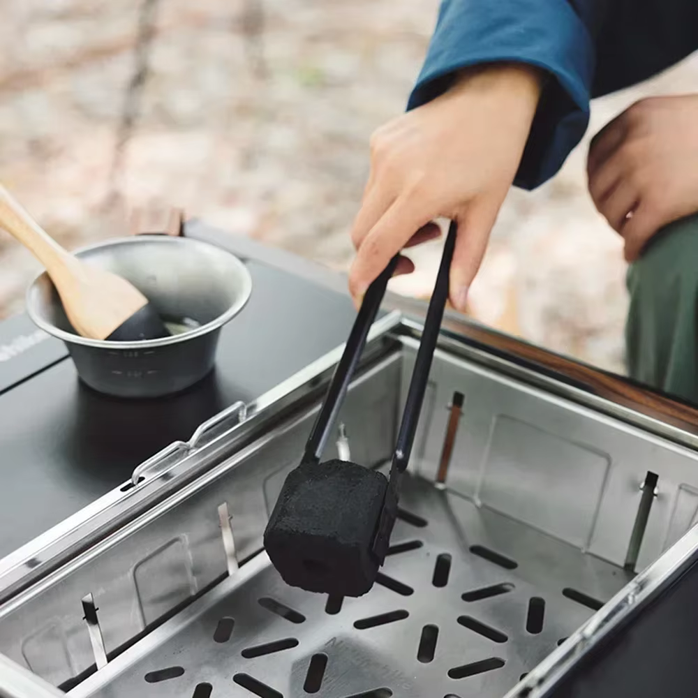 Ensemble de grillades en acier inoxydable