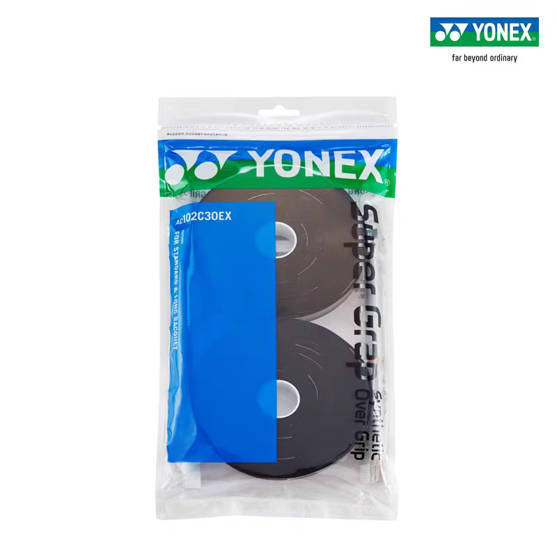 YONEX AC102C30EX Bandeau anti-transpiration pour raquette de badminton et de tennis YY pour 30/15 raquettes (1,1 m)