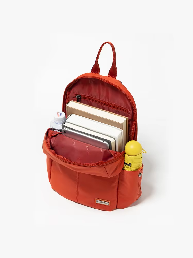 Fouvor sac à dos pour femmes tendance 2025 rouge grand sac à dos de sport décontracté pour ordinateur portable en Nylon imperméable mode épaules sacs nouveau 2961-02