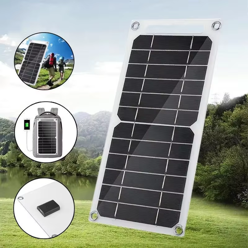 Panneau solaire portable avec USB pour la randonnée en plein air