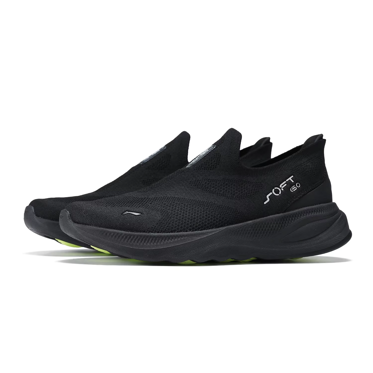 Li-Ning Chaussures de marche décontractées en tricot SOFT GO 2 pour hommes
