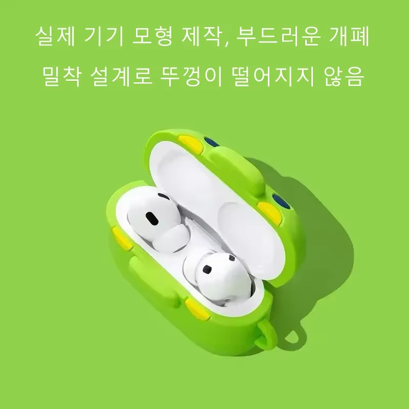 Tamagotchi – étui d'accessoires pour écouteurs à grande bouche 3D, mignon et amusant, housse de protection adaptée aux Airpods1/2/3/4/Pro/Pro2/Pro3
