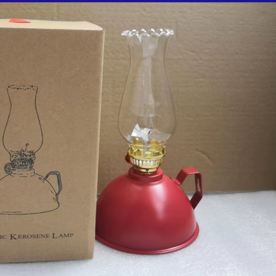Lampe à kérosène rétro classique pour camping en plein air
